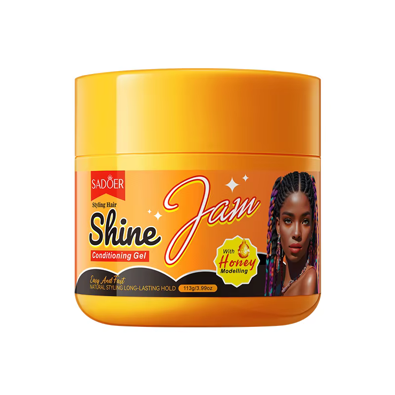 Gel coiffant brillant Sadoer 113g, avec une texture rafraîchissante et non collante, riche en ingréd