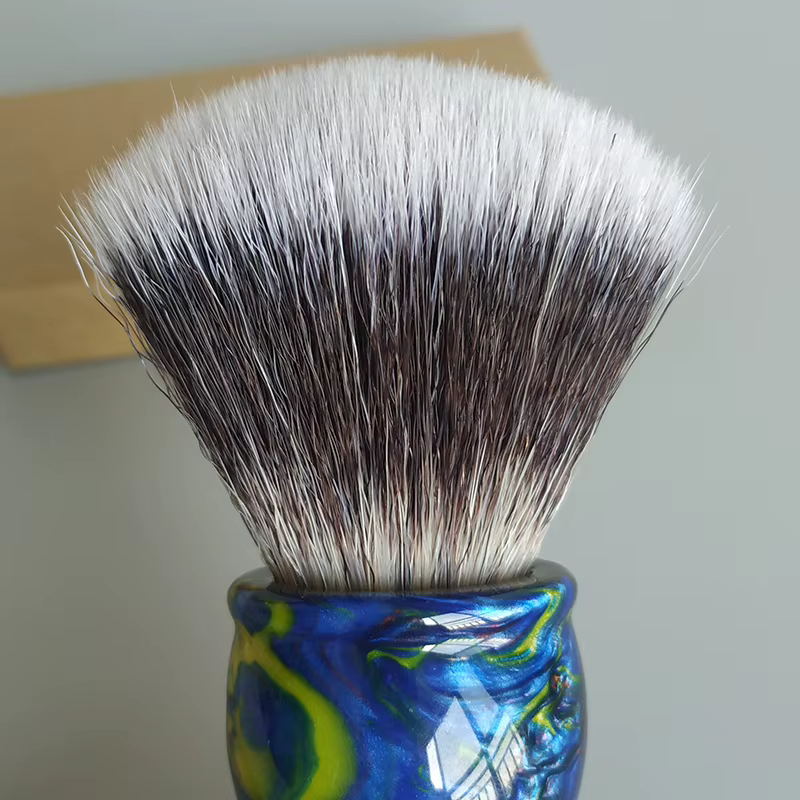 Dscosmetic Blue Galla.com G7-Brosse de rasage à cheveux synthétiques, douce et bonne colonne vertébr