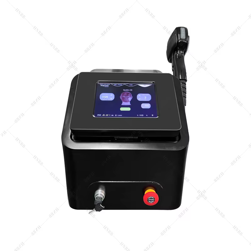 Depiladora-Machine d'épilation au laser à diode, système de refroidissement Black Ice Platinum, soin