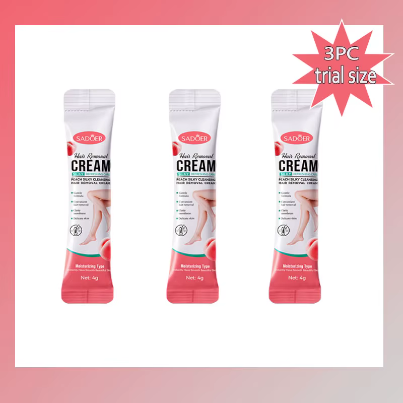 Crème dépilatoire à l'aloe vera, douce et indolore, pour les aisselles, les jambes, les bras, le cor