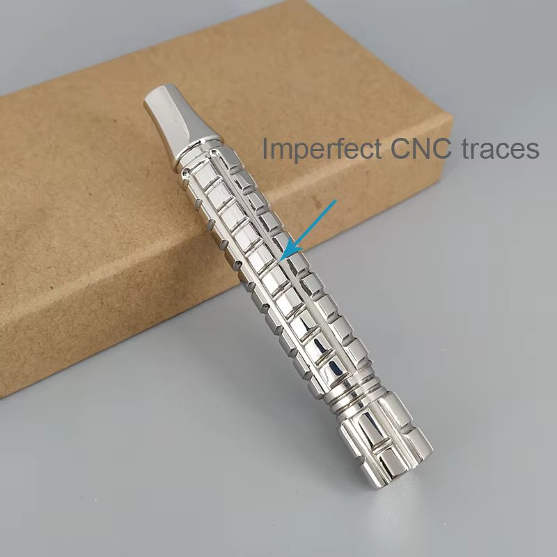 Poignée de rasoir de sécurité en acier inoxydable Dscosmetic Spiral 316 pour rasoir de sécurité