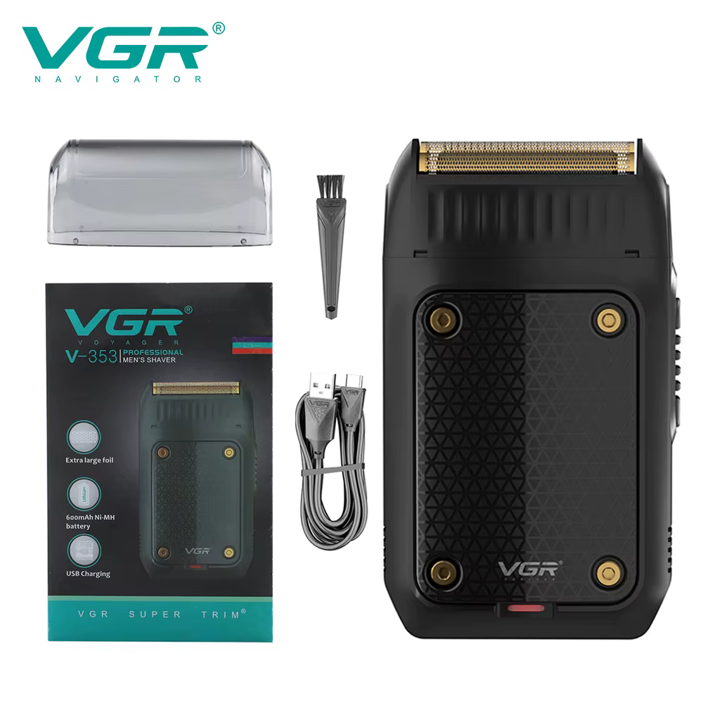 Vgaz353-Rasoir à barbe électrique professionnel pour hommes, tondeuse à cheveux, machine à raser le