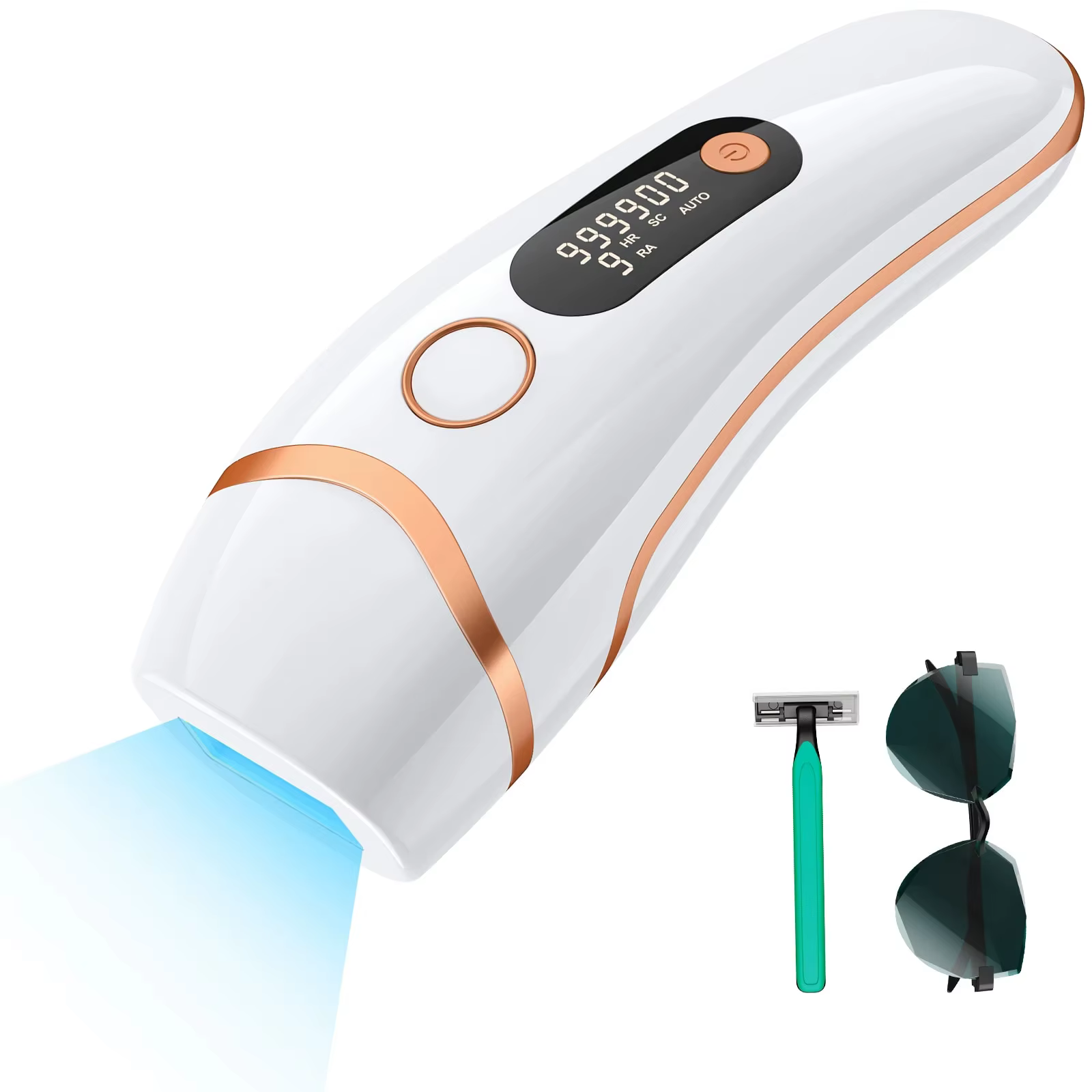 Appareils IPL Laser d'épilation 17J 999900 Light Pulses HR/SC/RA 9 niveaux épilation indolore pour