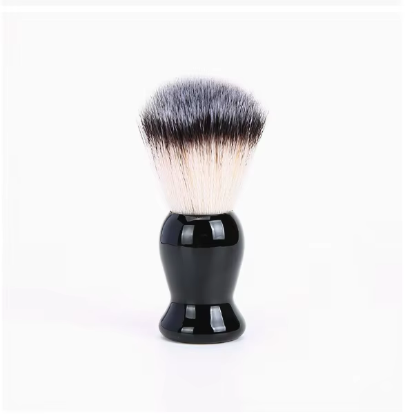 Pinceau à raser la barbe, pinceaux de maquillage, 1 pièce, manche en bois, poils en soies, pour salo