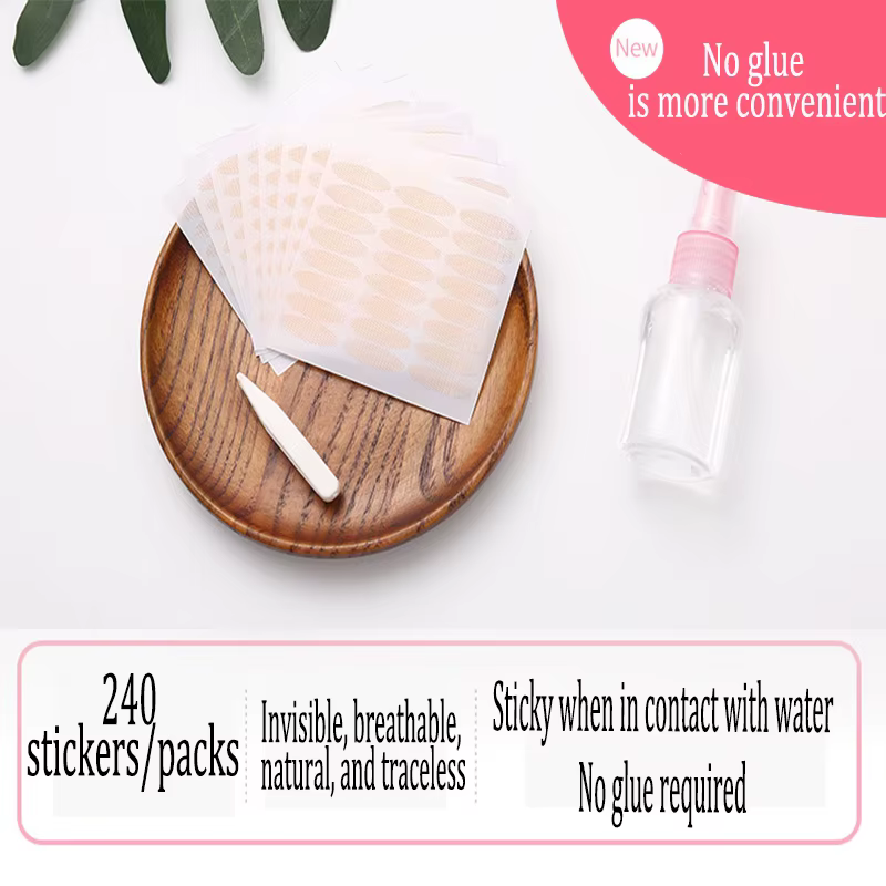 240 pièces patchs pour paupières tombantes bande Invisible Double paupières autocollants invisibles 