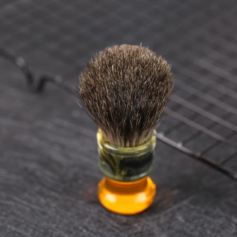 YAQI 22MM Sagrada Familia 100% pur blaireau cheveux résine poignée hommes humide rasage brosses