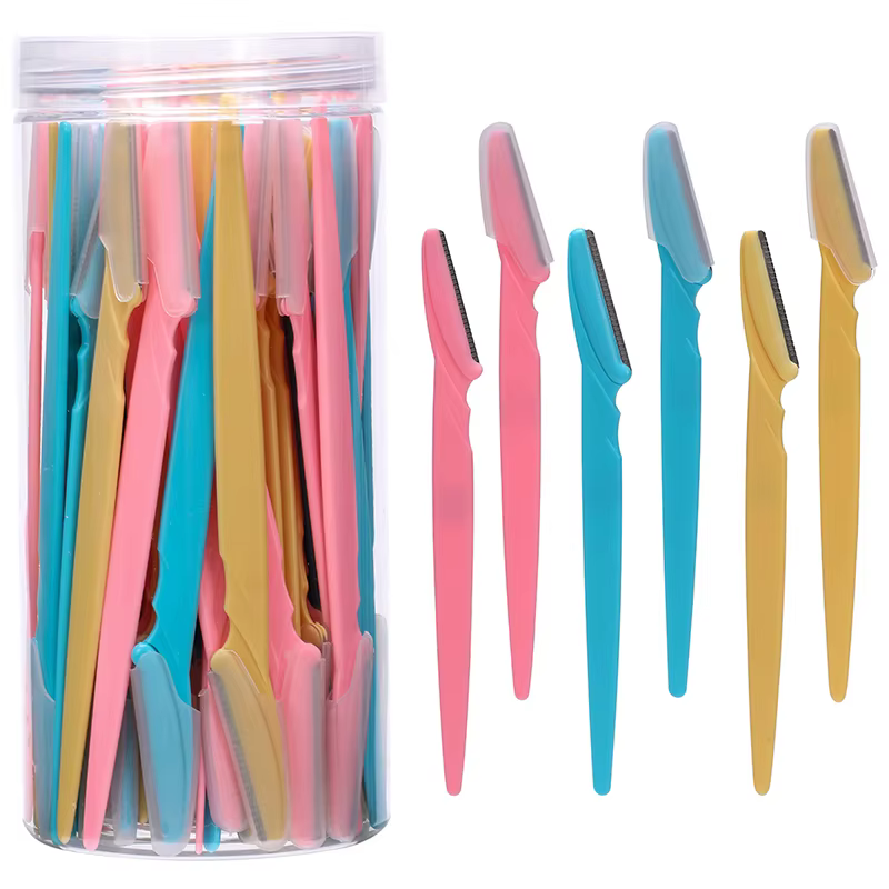 Ensemble de rasoirs à sourcils de précision pour femmes, 30 pièces, Dermaplaning polyvalent, épilati