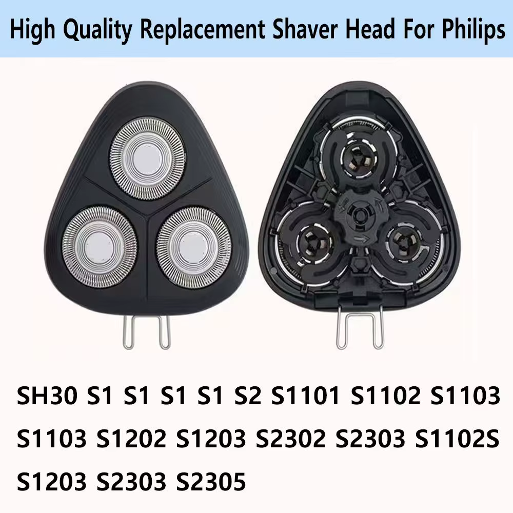 Tête de rasoir de remplacement de haute qualité pour Philips série SH30 S1101 S1102 S1103 S1202 S120