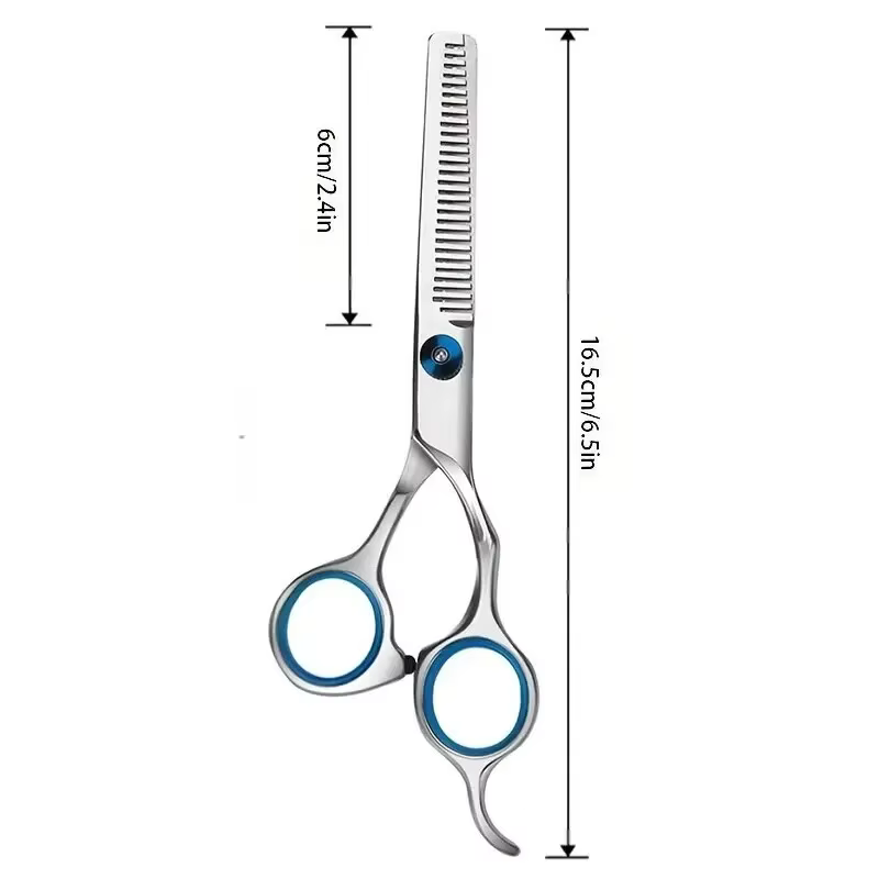 Ciseaux de coiffure professionnels en acier inoxydable, ciseaux de coupe amincissants, cisaille de b