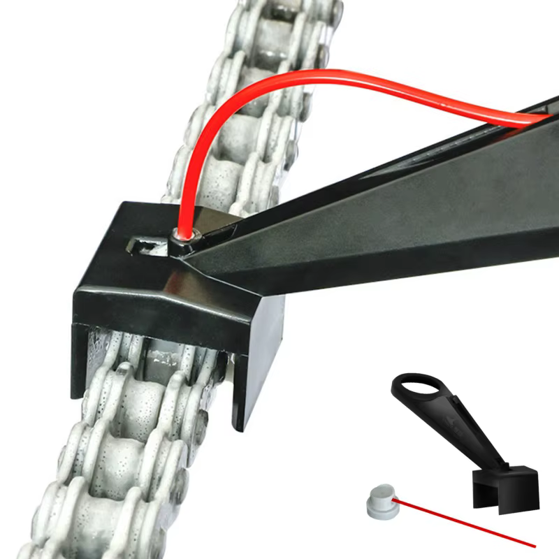Outil universel de lubrification de chaîne de moto, fixation de huileur sans goutte avec brosse de n