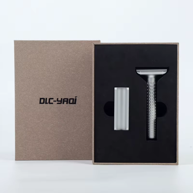 Yaqi Sputnik – rasoir de sécurité et support en aluminium pour hommes, avec écart de lame de 1.25mm,
