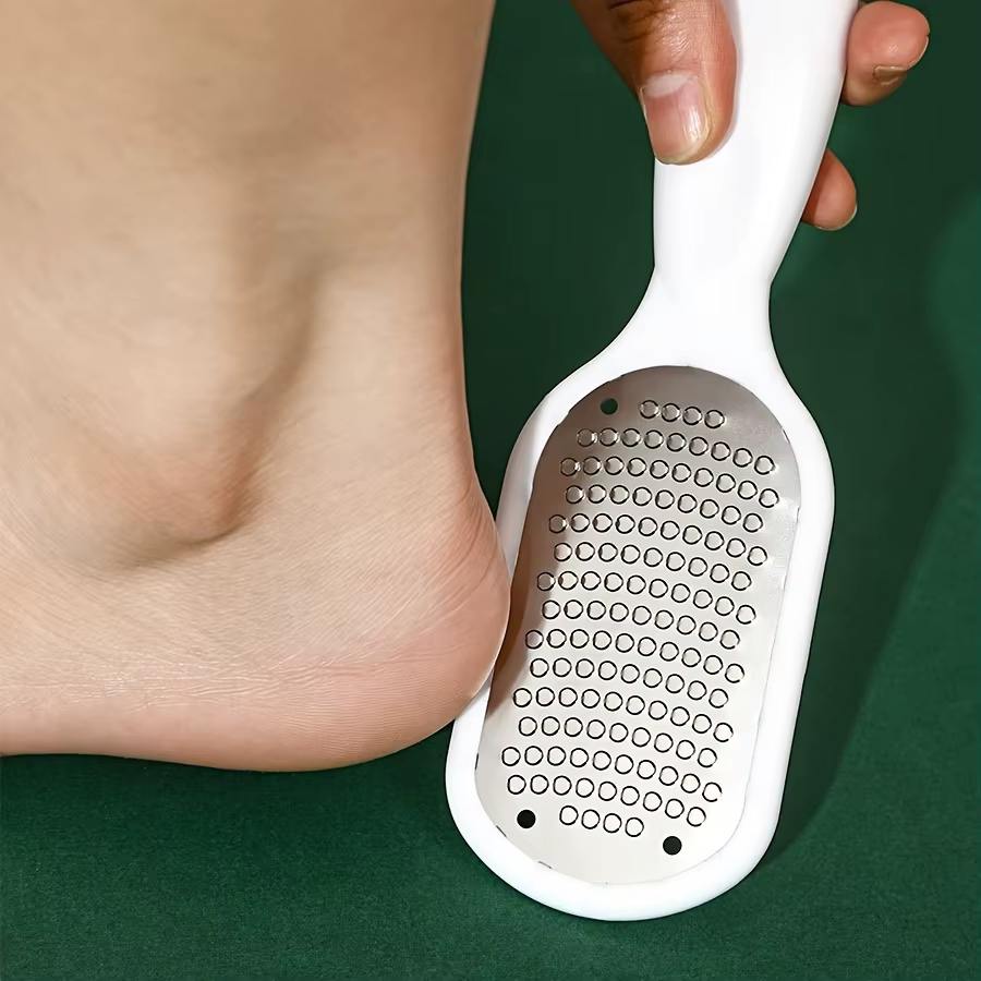 Outil professionnel pour le soin des pieds : lime à pédicure manuelle - Lime à pieds en acier inoxyd