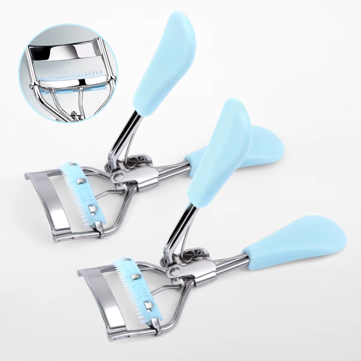 2 recourbe-cils à peigne classique avec une variété de couleurs au choix, artefact durable pour reco