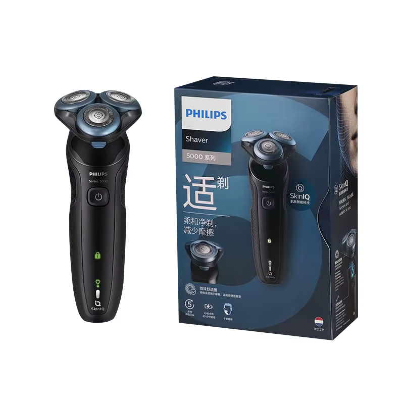 Rasoir électrique Philips S5066, tondeuse rotative pour le corps et la barbe, pour hommes et femmes,