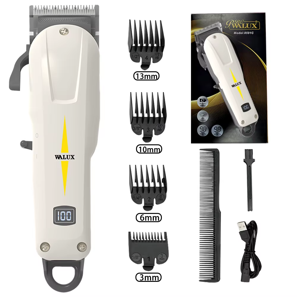 Magicful mode finition professionnelle tondeuse à cheveux pour hommes Rechargeable Li-ion batterie r