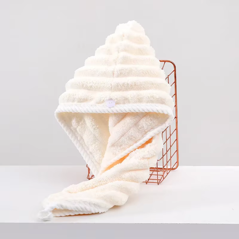 Bonnet pour cheveux secs pour femmes, foulard épais et Super absorbant pour essuyer les cheveux, bon
