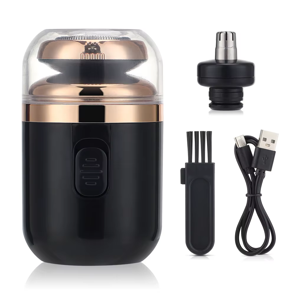 Mini rasoir électrique pour hommes, rasoir de voyage portable, tondeuse à cheveux, rasoir à barbe él