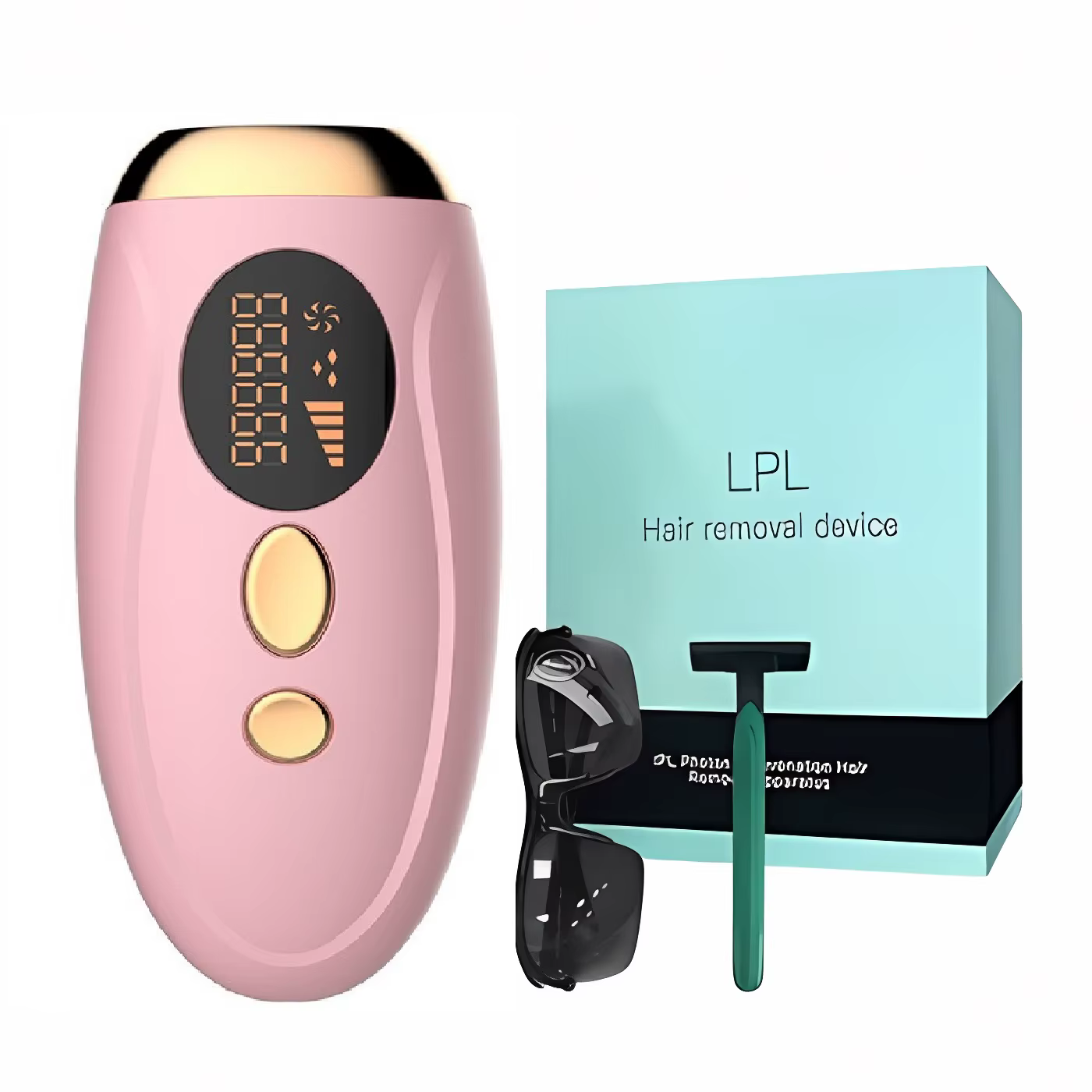 Épilateur laser IPL portable 999999   Flashes - Épilation indolore et permanente pour le corps et la