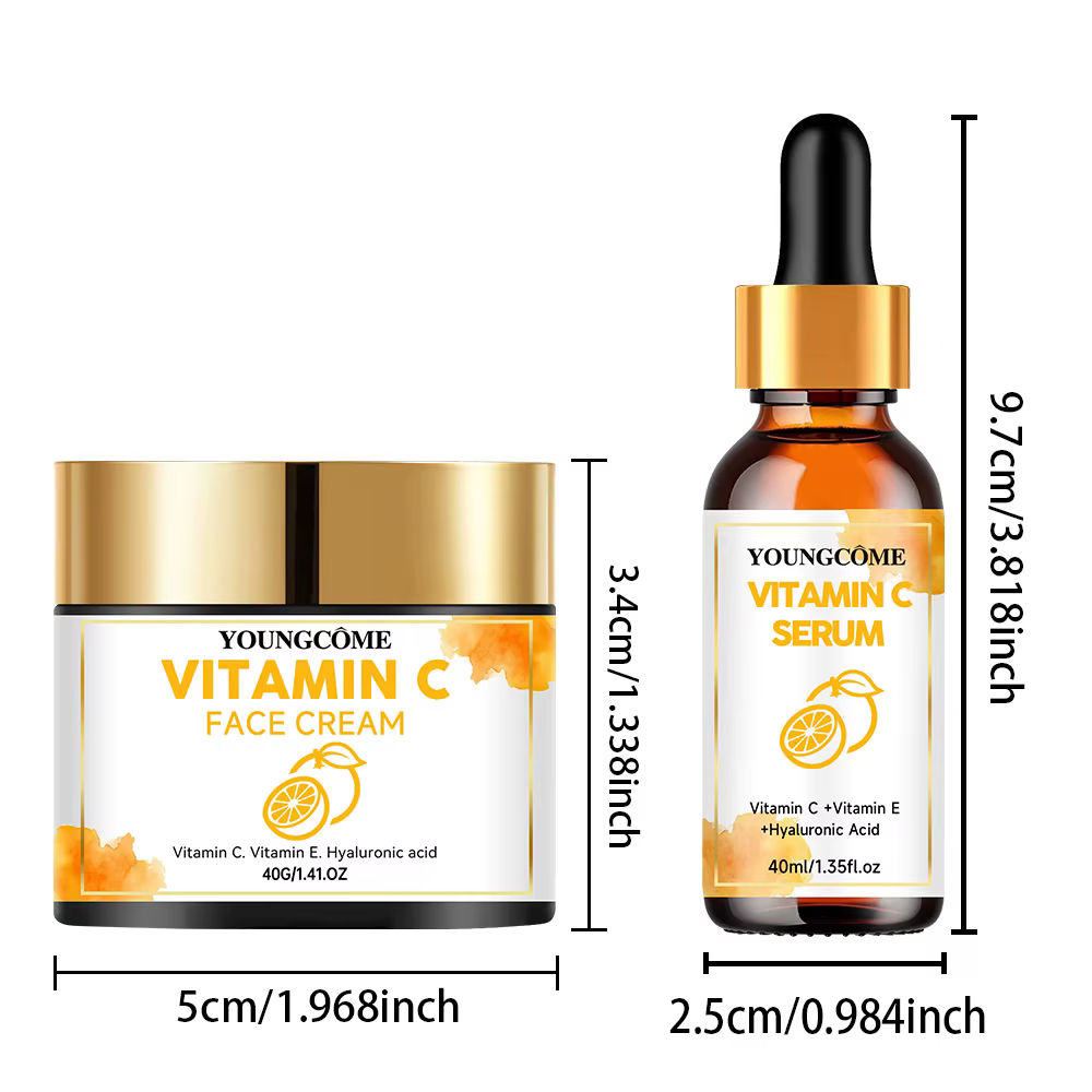 Crème à l'essence pour le visage à la vitamine C, blanchissante, éclaircissante, Anti-rides, nourris