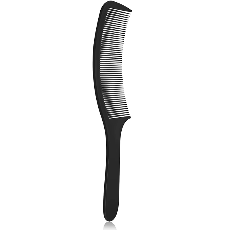 Ensemble de peignes de tondeuse de barbier incurvés 1/2 pièces en noir: parfait pour les coupes de c