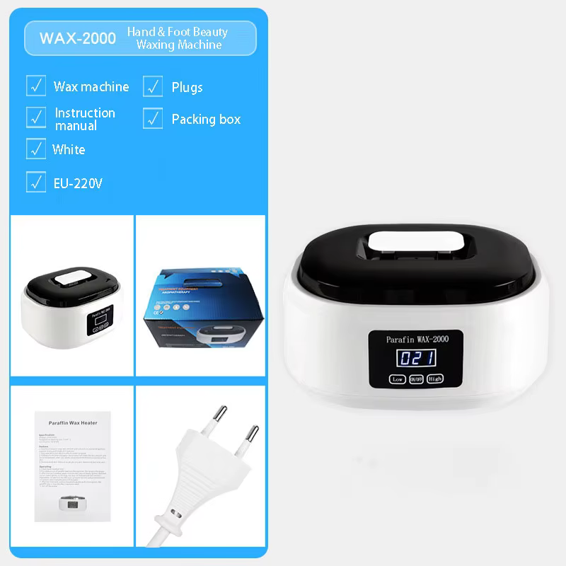 Chauffe-cire 200W ,Mains Pieds Bain Epilation du corps ,Minutage digital ,Appareil de Thérapie à la 