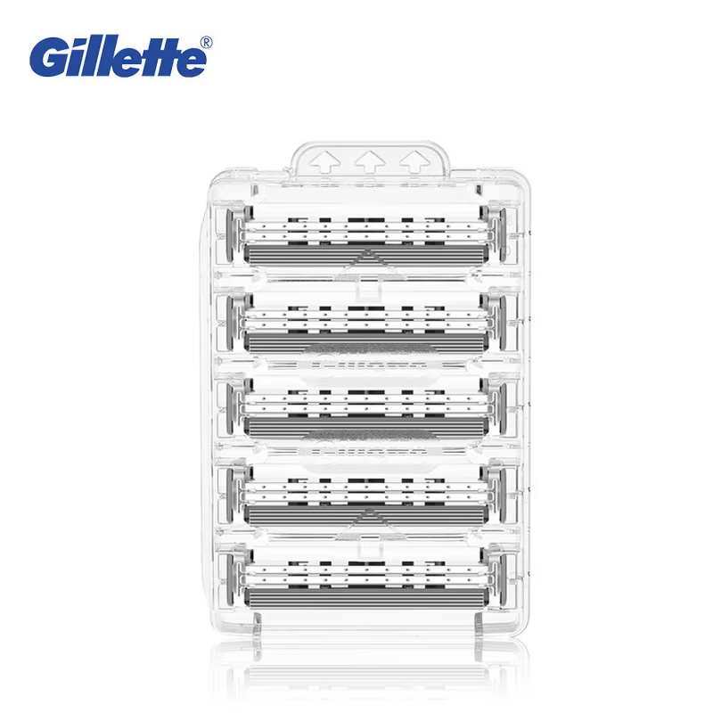Gillette Sensor Excel lame de rasoir pour hommes remplacer les têtes rasage de barbe lames de rasoir