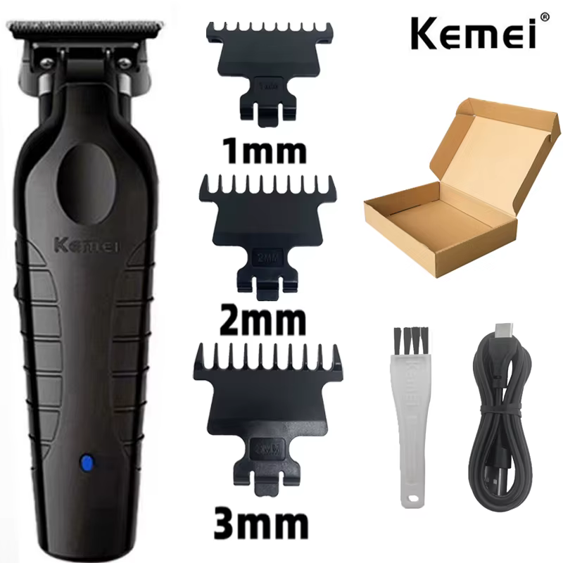 Tondeuse à cheveux professionnelle Kemei KM-2299, 1200 mAh, tondeuse à cheveux électrique rechargeab