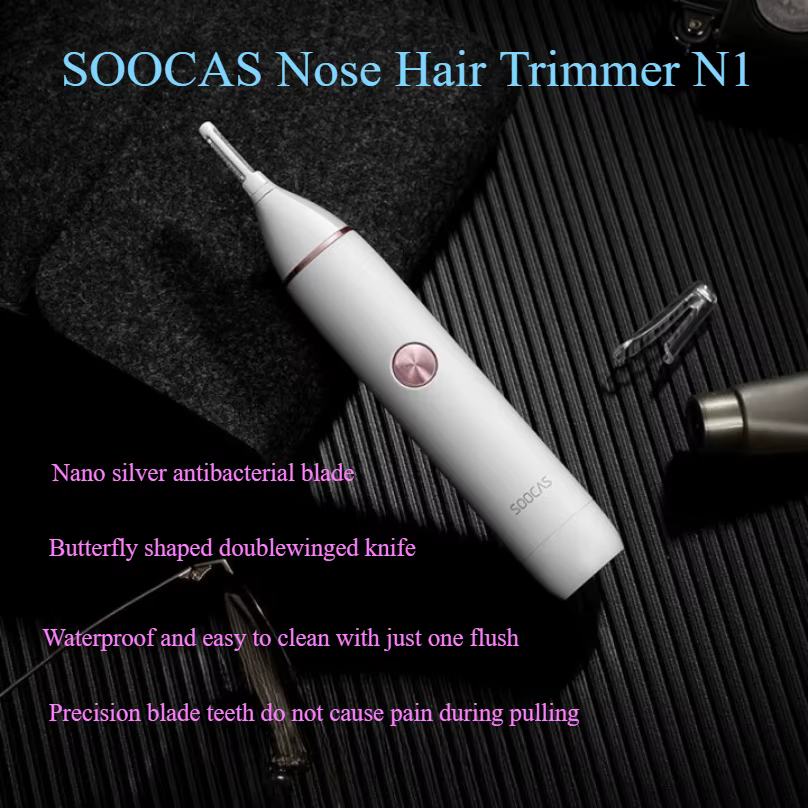 SOOCAS N1 nez tondeuse multifonctionnelle garniture sourcils favoris cheveux oreilles cheveux Portab