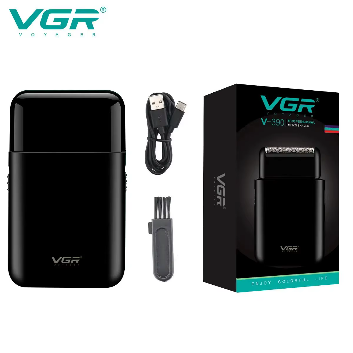 VGR Rasoir homme électrique Tondeuse barbe homme Rasoir électrique hommes Rasoir électrique Professi