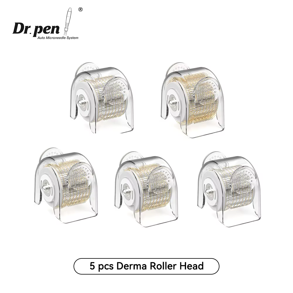 Dr. pen-Rouleau de microneedling G5, tête remplaçable, 540 titane, accessoires derma