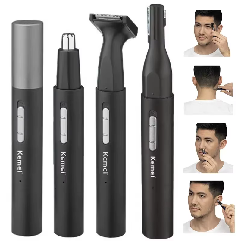 Kemei 6668 tout en un stylo nez tondeuse pour hommes femmes électrique tondeuse à barbe visage corps