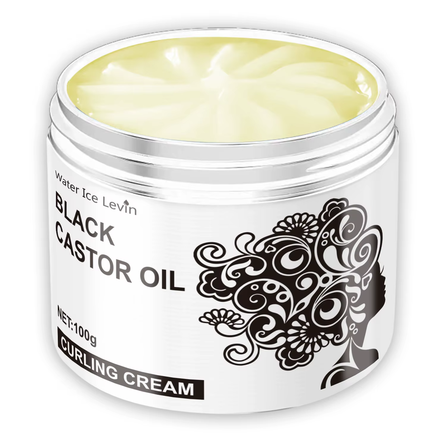 Crème élastifiante pour cheveux bouclés, gel capillaire neutre, formule hydratante pour cheveux bouc