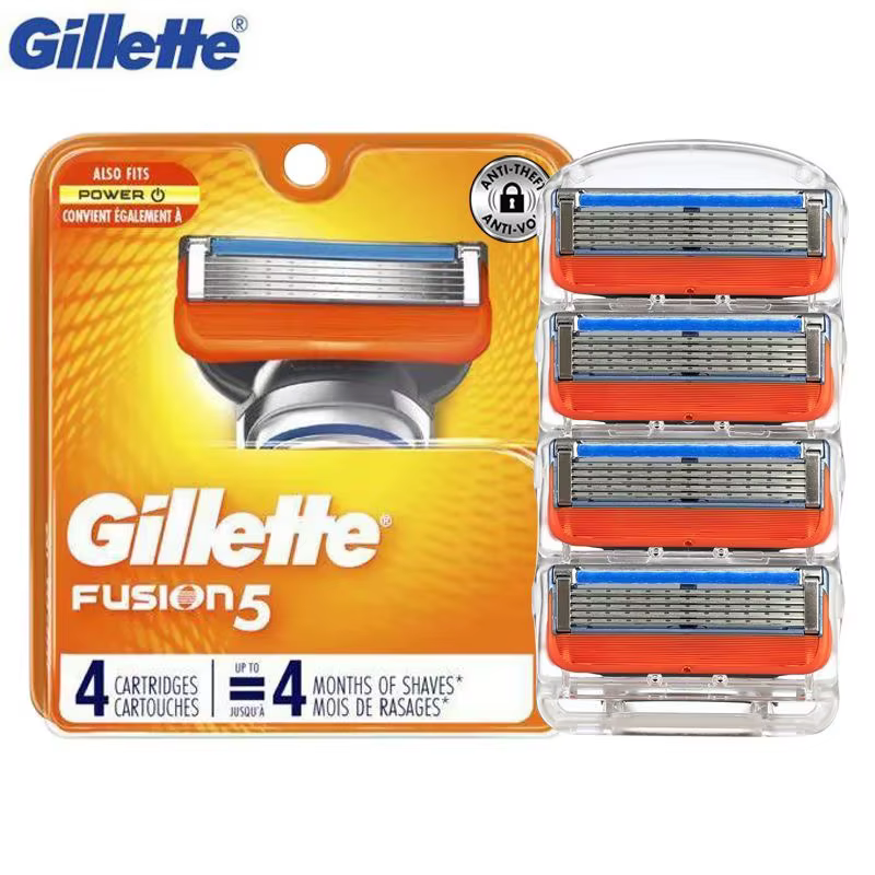 Gillette-Lame de rasoir KT5 pour hommes, têtes de rasoir sûres, épilation manuelle du visage, rempla