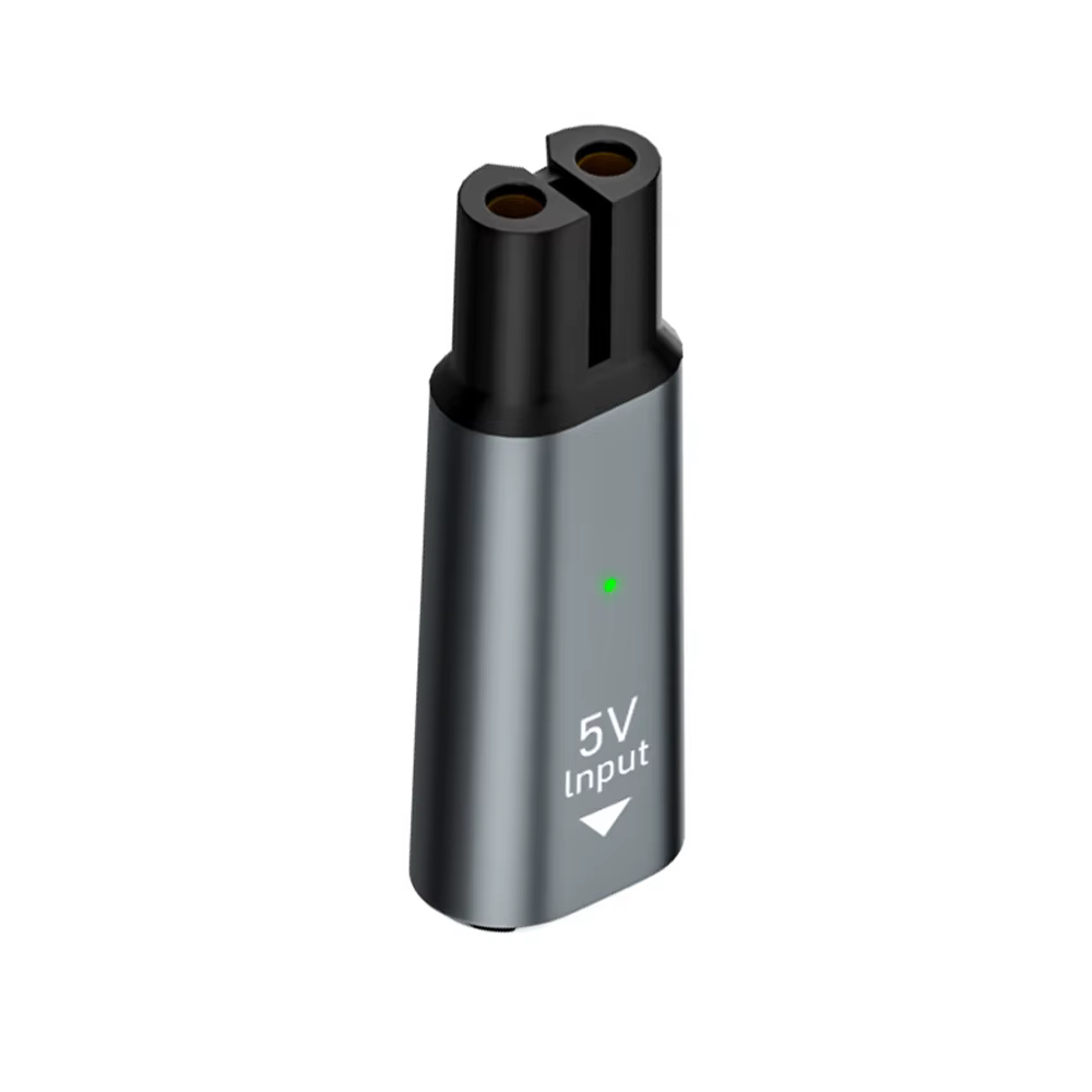 Adaptateur de chargeur de rasoir USB C vers 5V avec voyant lumineux pour Philips Norelco OneBlade QP