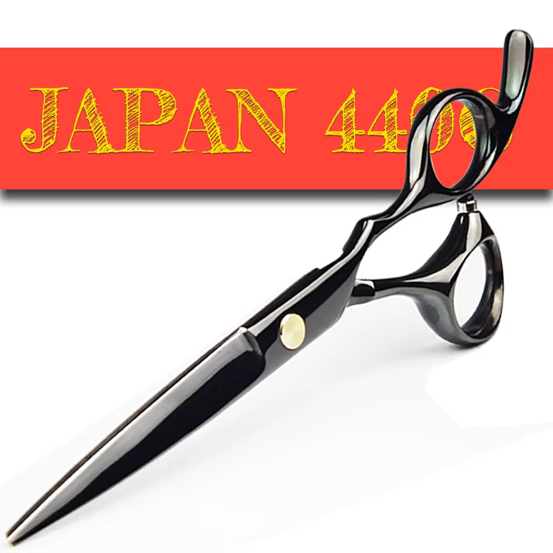 Ciseaux professionnels de barbier Qlating en titane japonais 440C, pour coiffeur 5.5 / 6.0, ciseaux