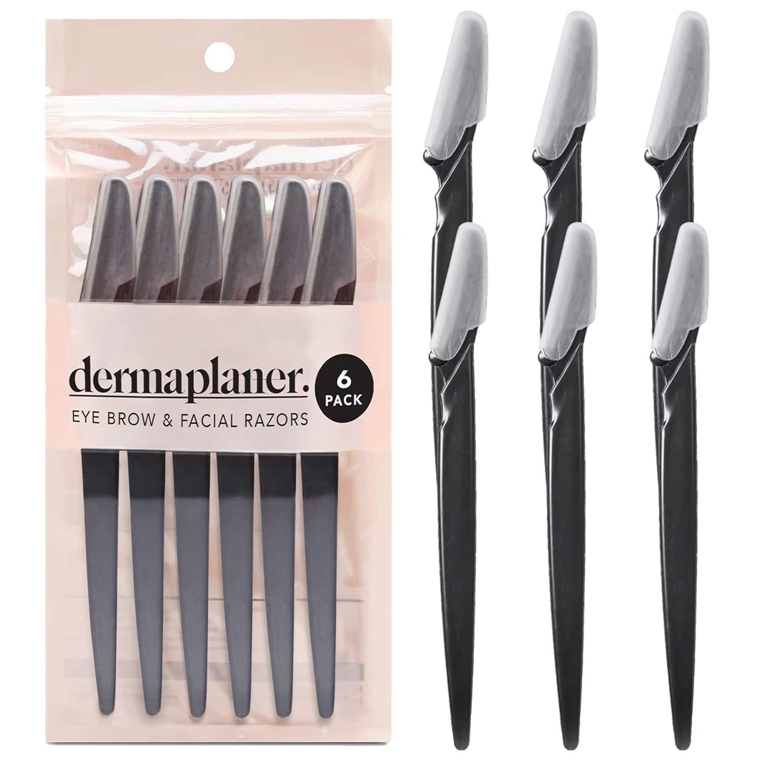 12/6PCS Lady shaver – Rasoir facial pour femmes et hommes – Tondeuse à sourcils, rasoir et outil de