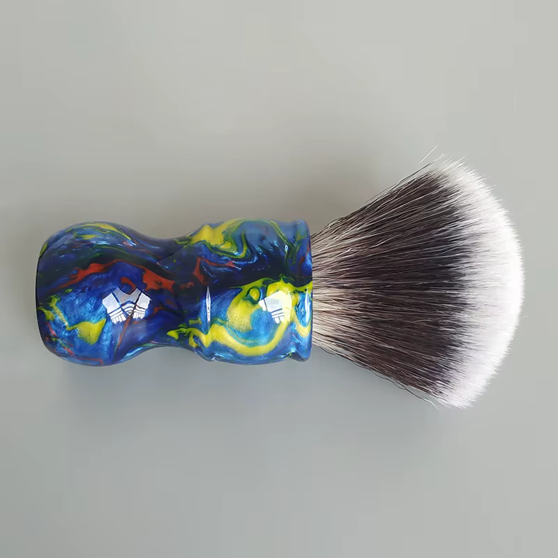 Dscosmetic Blue Galla.com G7-Brosse de rasage à cheveux synthétiques, douce et bonne colonne vertébr