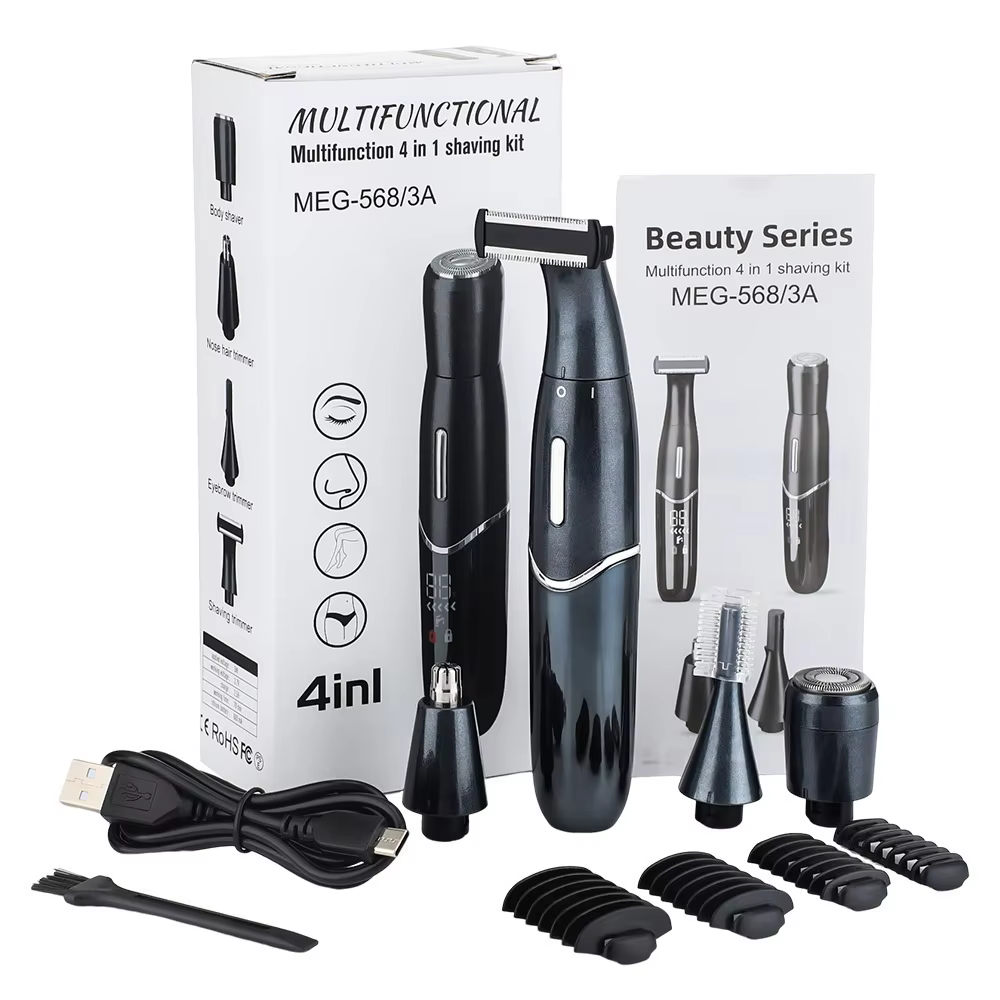 Zone intime coupe de cheveux rasoir de précision hommes ligne de Bikini boules de rasoir sensibles o