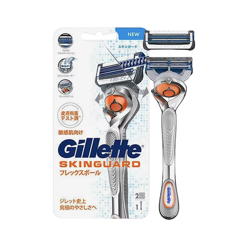 Rasoir Gillette SkinGuard pour homme, rasoir combiné pour homme, lames confortables à deux couches,