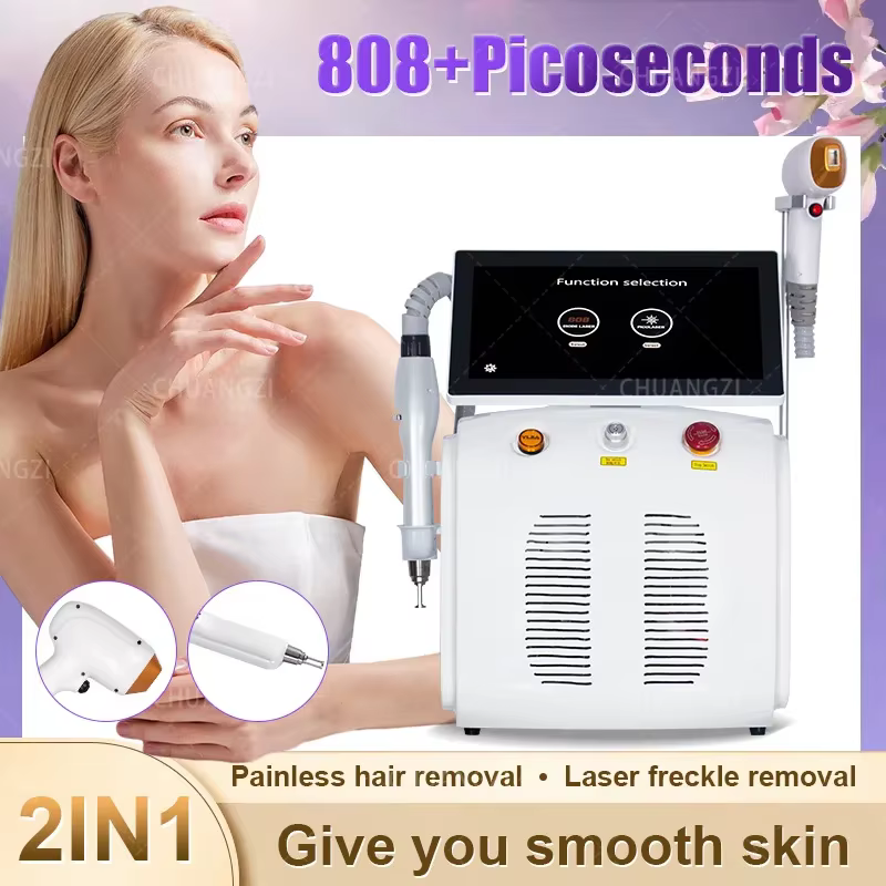 Machine professionnelle d'épilation au laser à diode, 808nm 755nm 1064nm, équipement de beauté Ice P