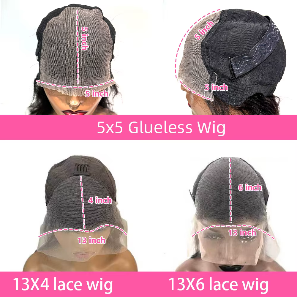 42 40 pouces cheveux humains 13x6 13x4 HD dentelle frontale perruque sans colle lâche vague profonde
