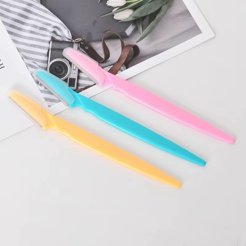 Lot de 3/6/9/18 rasoirs portables pour sourcils, lames de rasoir de sécurité pour le visage, épilati