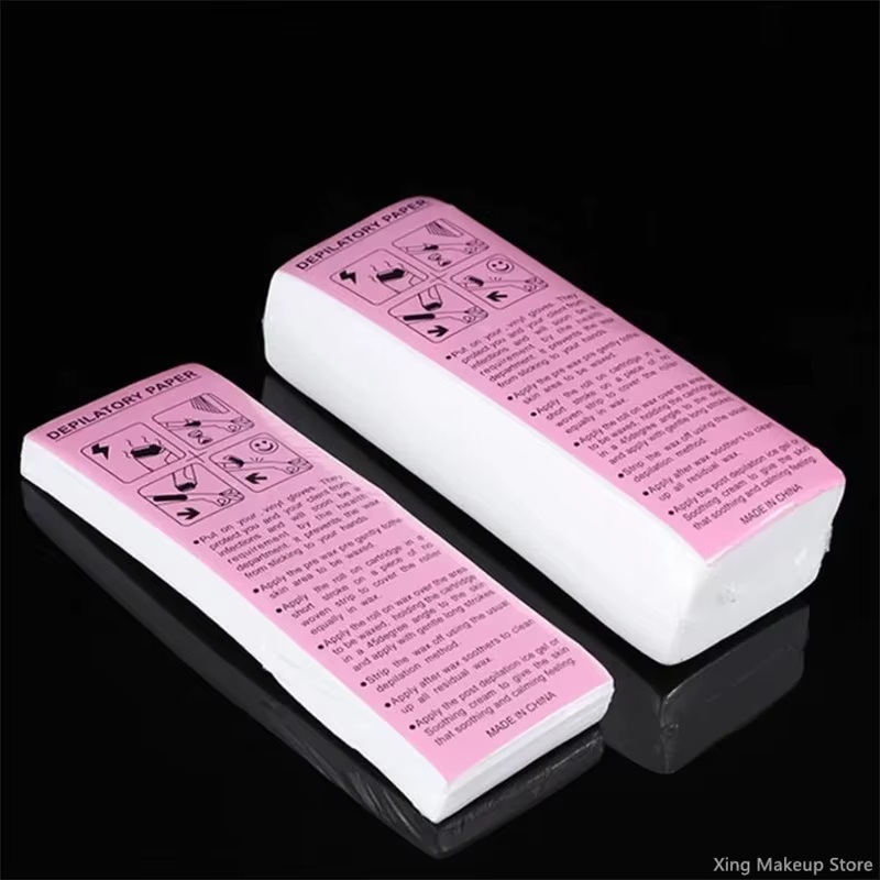 100/500/1000 pièces femmes hommes non-tissé épilation cire papier corps jambe bras épilation épilate