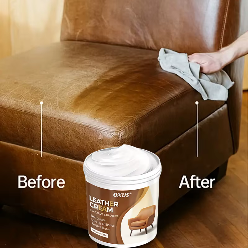 Conditionneur pour cuir, soin nourrissant pour sièges de voiture, crème de soin pour cuir, longue du