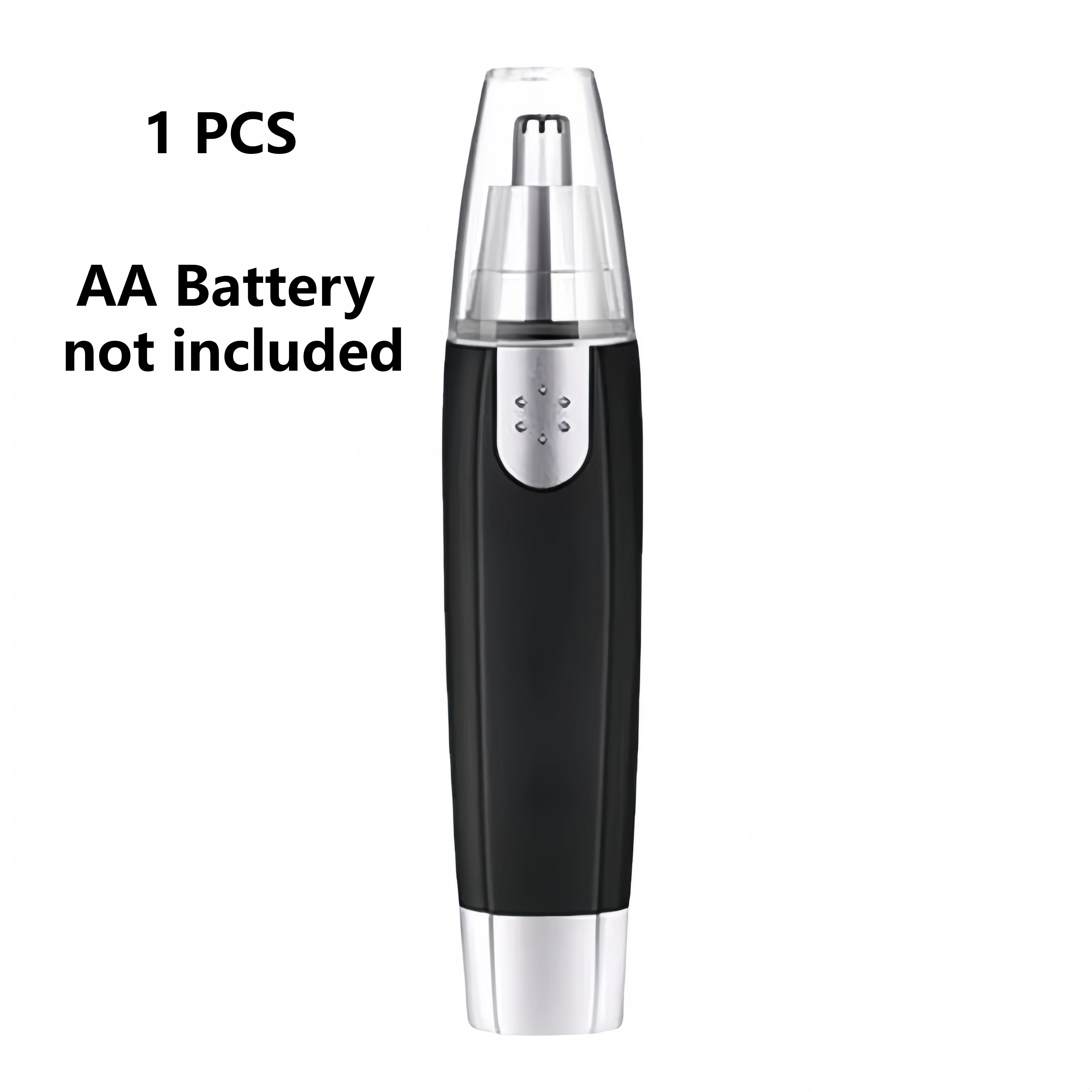 Tondeuse électrique pour poils du nez, oreilles, cou et sourcils, rasoir de précision (Piles AA non 