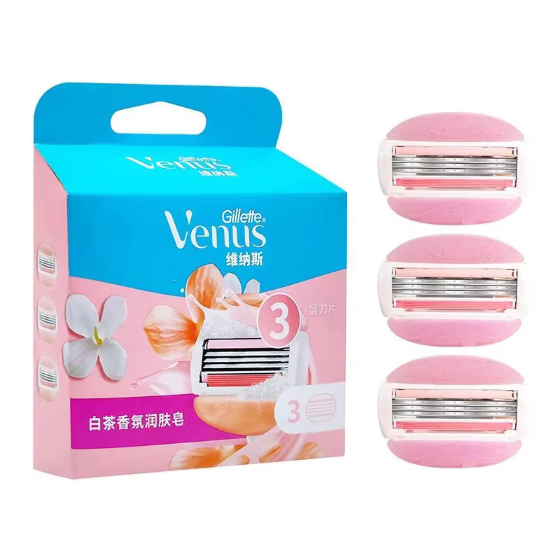 Rasoir pour femmes Gillette Venus ComfortGlide au thé blanc, conception pivotante adaptative, protec