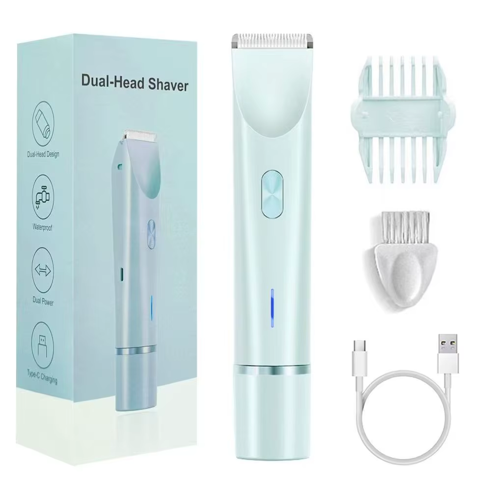 2025 étanche Rechargeable rasoir électrique Mini femmes Bikini tondeuse corps épilateur Mini Double 