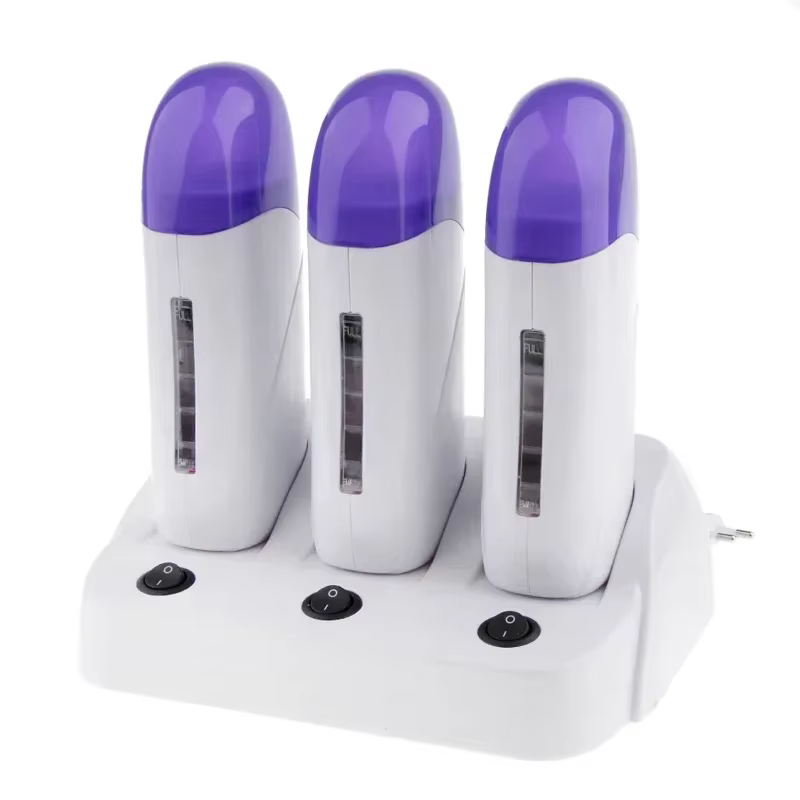 Rouleau dépilatoire 3 en 1, chauffe-cire, cartouche de cire rechargeable, Machine à fondre la cire, 