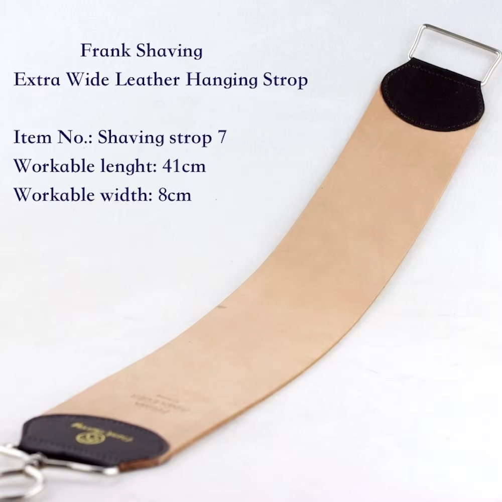 Artificiel asticity-Strop de rasage en cuir véritable, bon partenaire pour le rasage traditionnel, i
