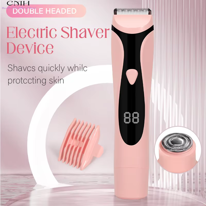 Rasoir électrique 2 en 1 pour femmes, épilation du corps, du visage, des aisselles et des jambes, re